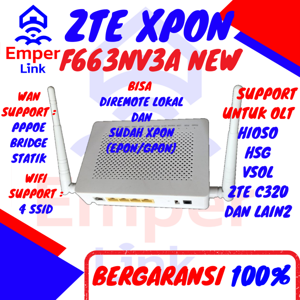 Jual Zte F Nv A F Epon Gpon Xpon Support Omci Gpon Ssid Shopee