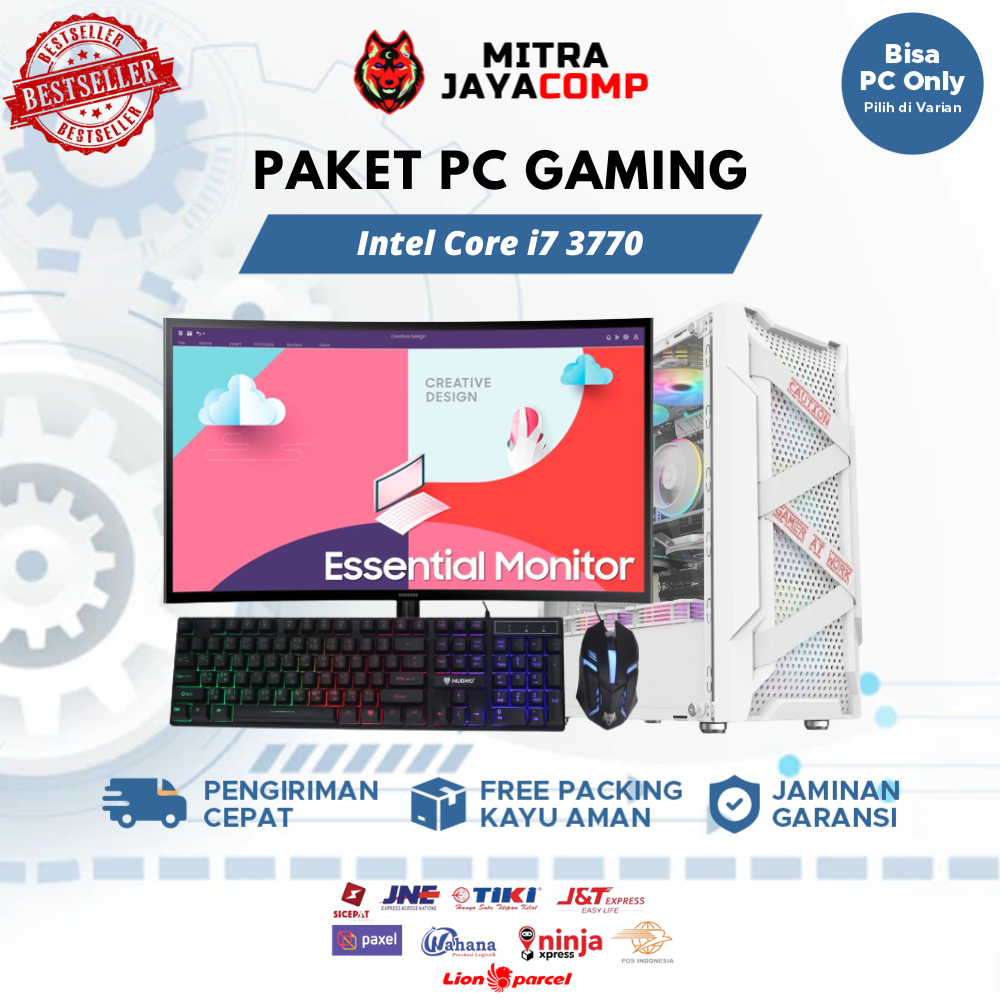 Jual Pc Gaming Fullset Core I Ram Gb Hdd Gtx Gb Monitor