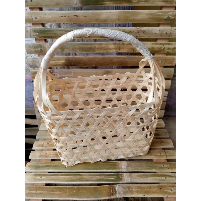 Jual Parcel Buah Anyaman Bambu Keranjang Parcel Hampers Keranjang