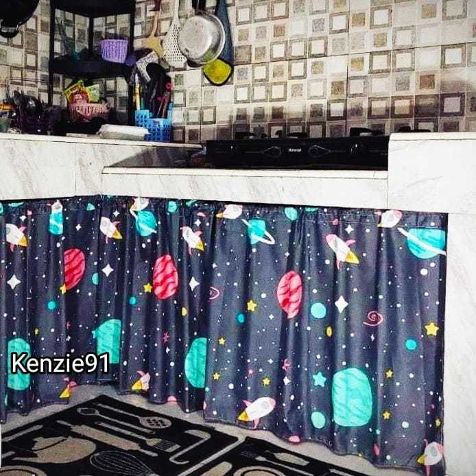 Jual Kenzie Gorden Kolong Dapur Minimalis Gorden Meja Bawah Kompor