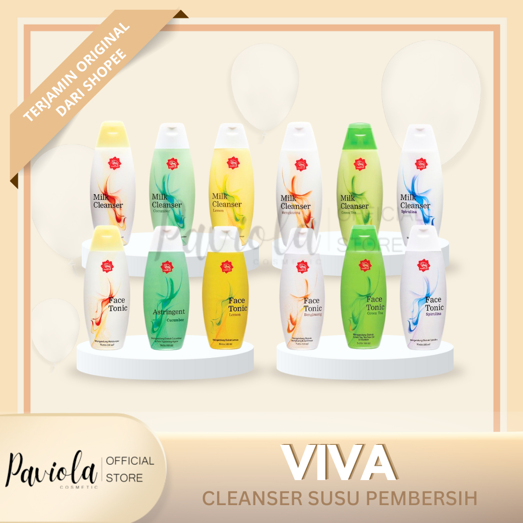 Jual Paviola VIVA MILK CLEANSER SUSU PEMBERSIH VIVA FACE TONIC