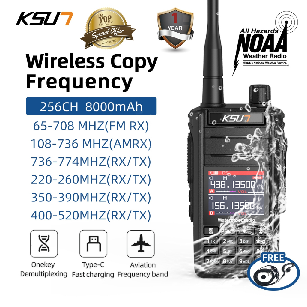 Jual HT KSUN UV Dual Band 136 520MHz Walke Talkie FM Handy Radio Long