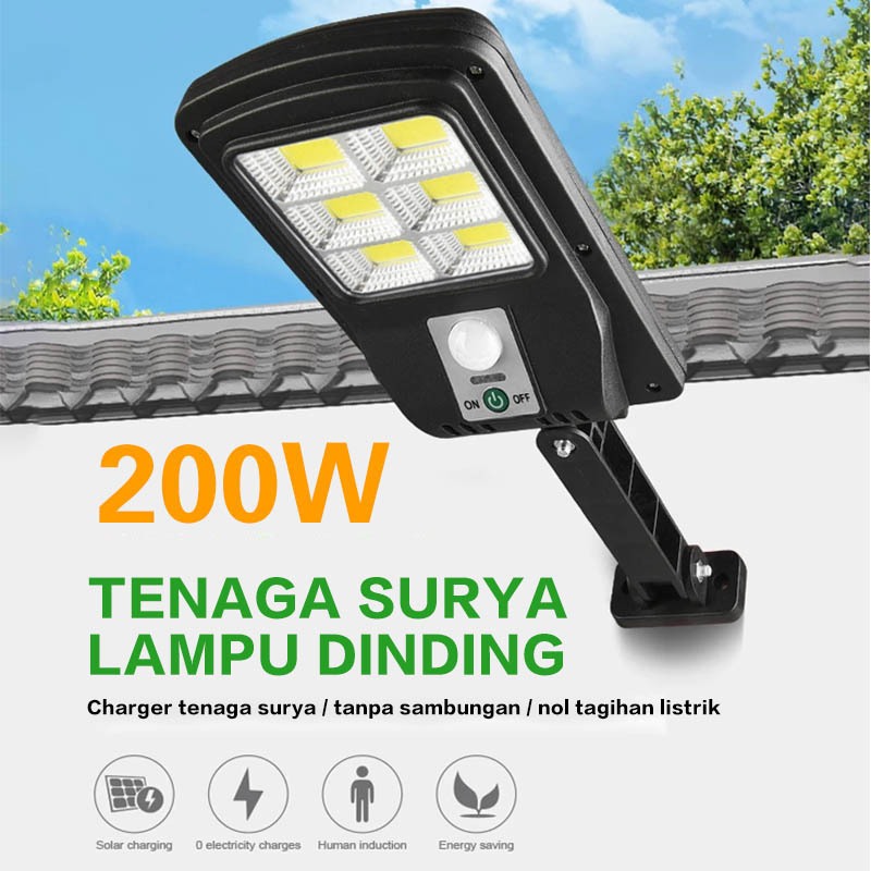 Jual Lampu Tenaga Surya Outdoor Ip Watt Lampu Solar Sensor