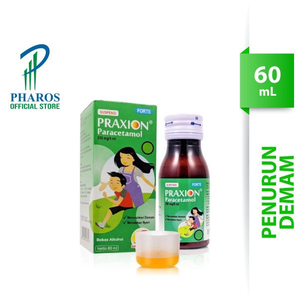 Jual PRAXION FORTE 60 ML PENURUN DEMAM Shopee Indonesia