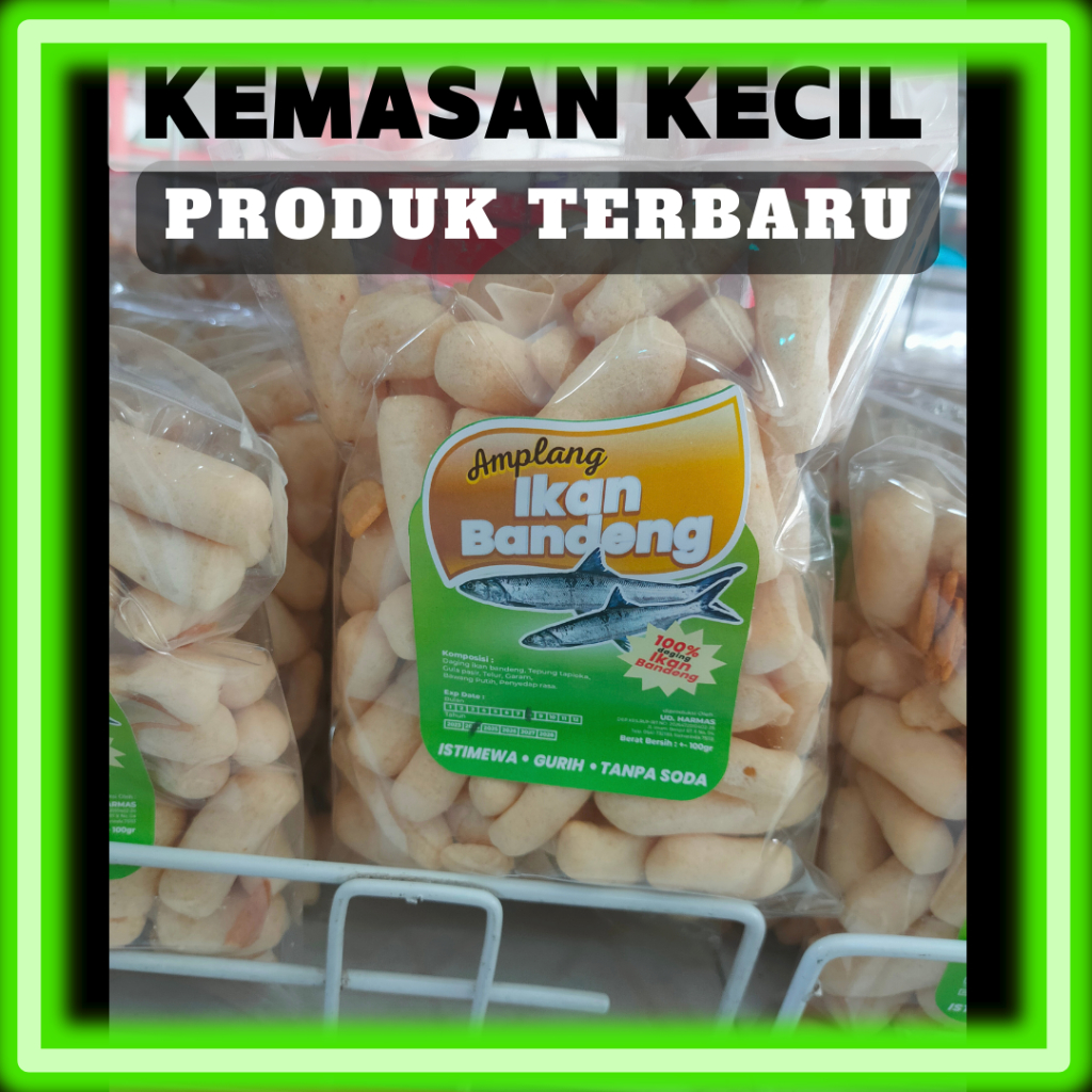 Jual Amplang Ikan Bandeng Kemasan Kecil Gr Produksi Ud Harmas Kuku