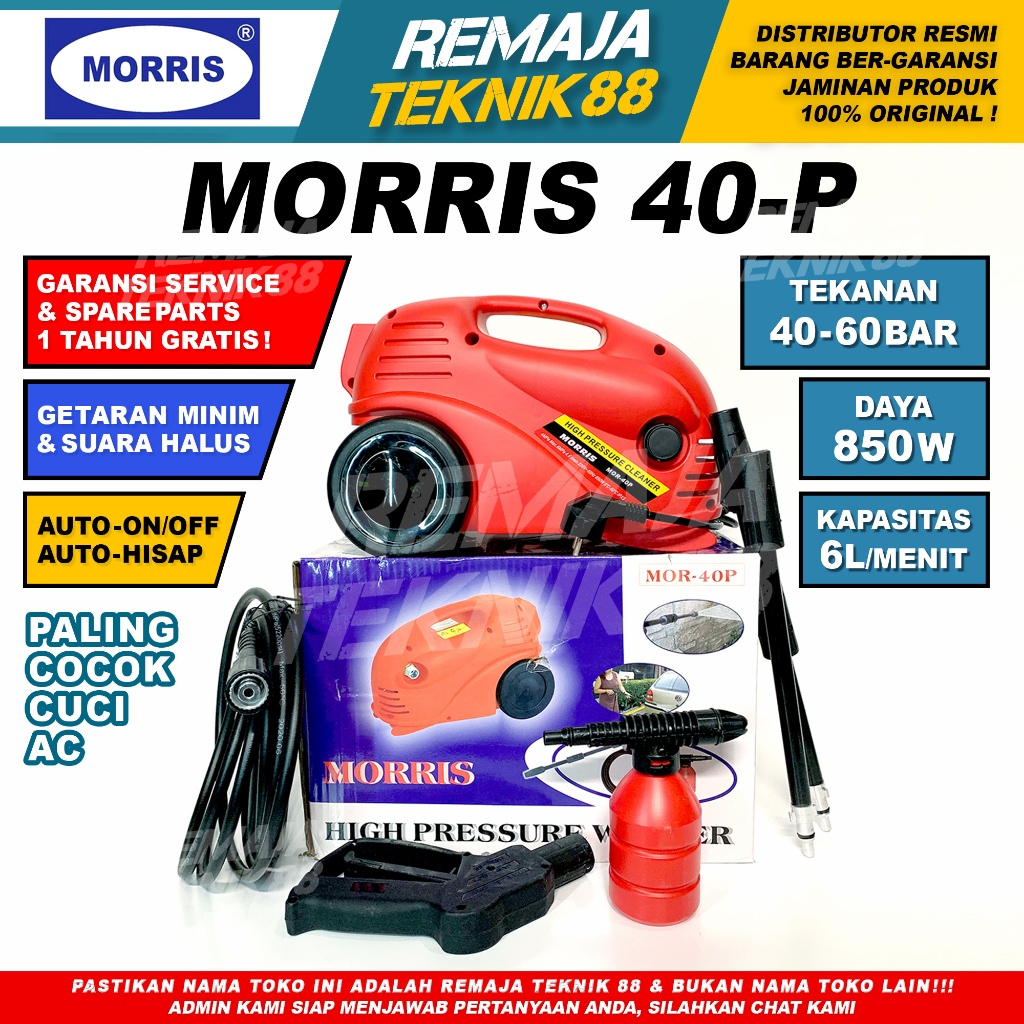 Jual MESIN CUCI MOBIL MOTOR MORRIS 40 P CUCI STEAM AC JET CLEANER