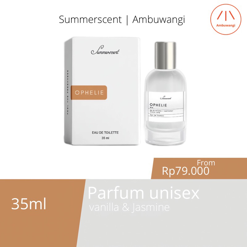 Jual Ophelie Parfum Summerscent Ml Eau De Toillete Original Shopee