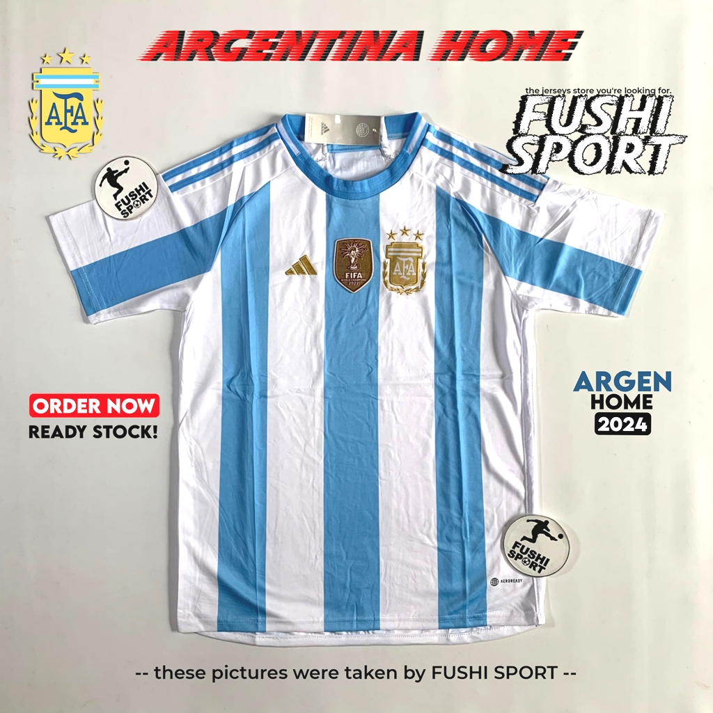 Jual Jersey Baju Bola Argentina Home Copa America New Terbaru