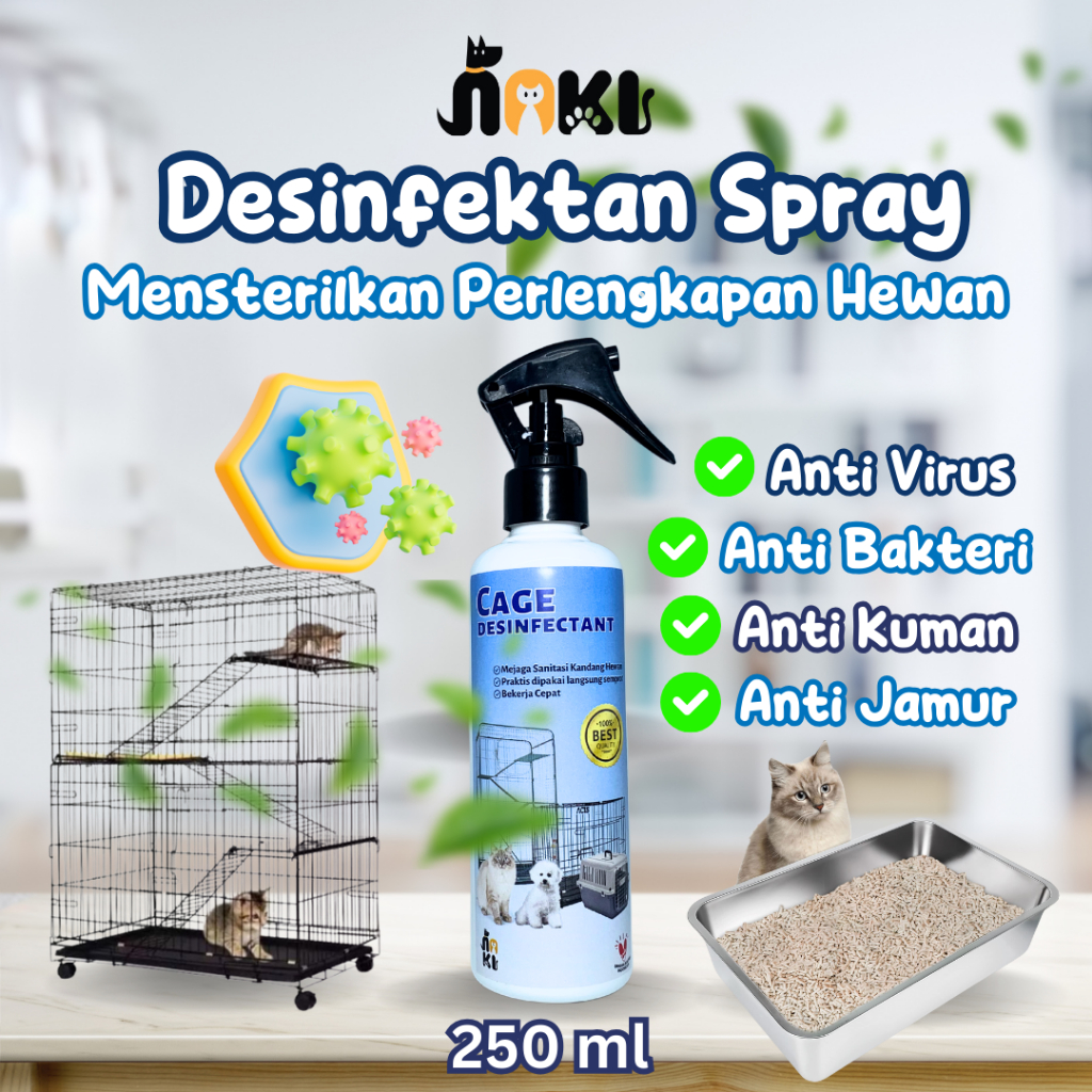 Jual Bisa Cod Desinfektan Spray Ml Kandang Hewan Penghilang Bau