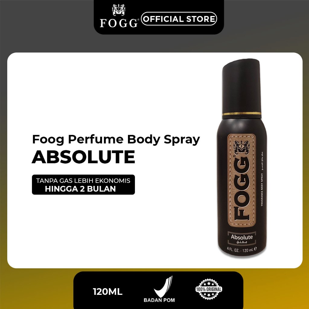 Jual Fogg Perfume Body Spray Reguler Absolute Ml Shopee Indonesia