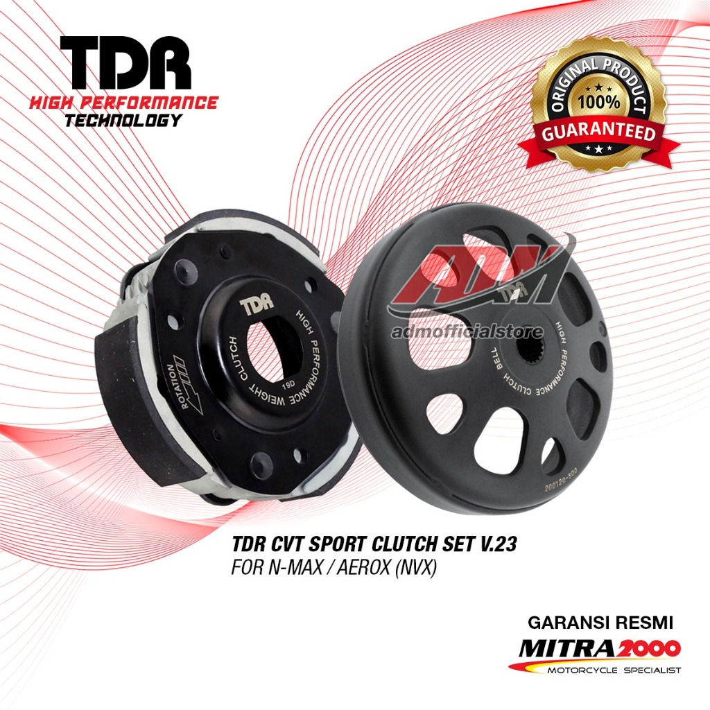 Jual Kampas Ganda Set TDR N Max Aerox NVX CVT Sport Clutch Set