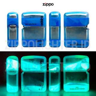 Jual Korek Api Zippo Original Luminous Quicksand Lucky Design Shopee