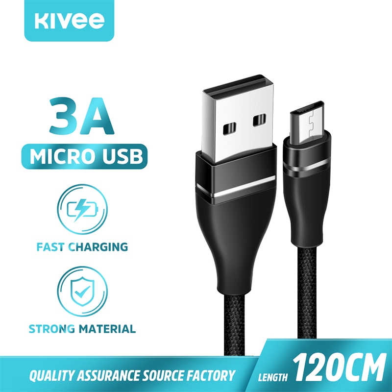 Jual Kivee Kabel Data Micro USB Fast Charging 18 W For Samsung Xiaomi