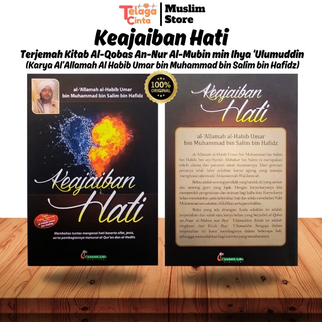 Jual DIJAMIN ORIGINAL Buku Terjemahan Keajaiban Hati Karya Al Habib