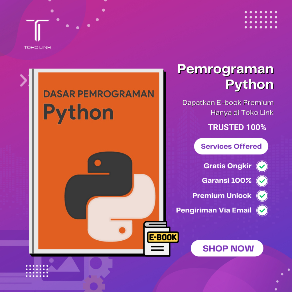 Jual Dasar Pemrograman Python Ini Cocok Untuk Pembaca Yang Ingin