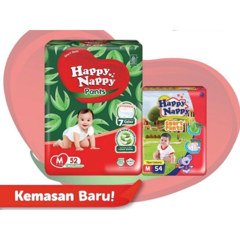 Jual Pampers Happy Nappy Smart Pants M M Shopee Indonesia