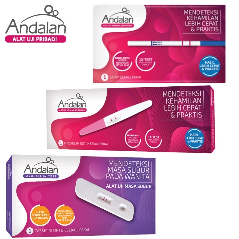 Jual Test Pack Andalan Alat Uji Kehamilan Pregnancy Kit Ovulation