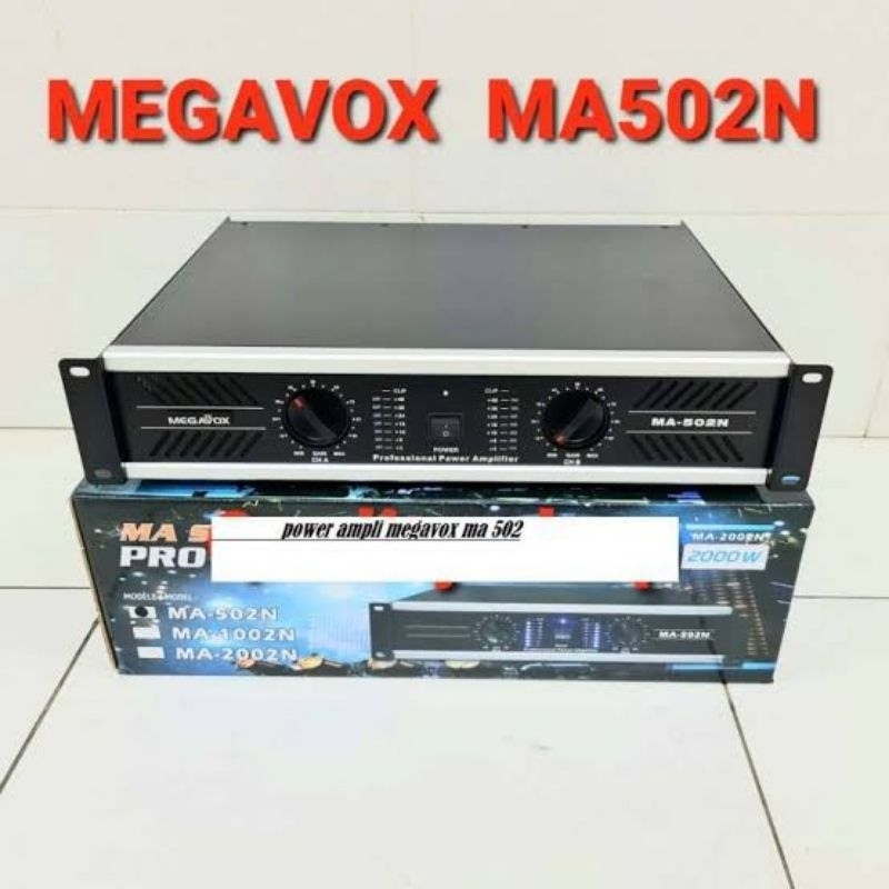 Jual Power Ampli Megavox Ma N W Shopee Indonesia