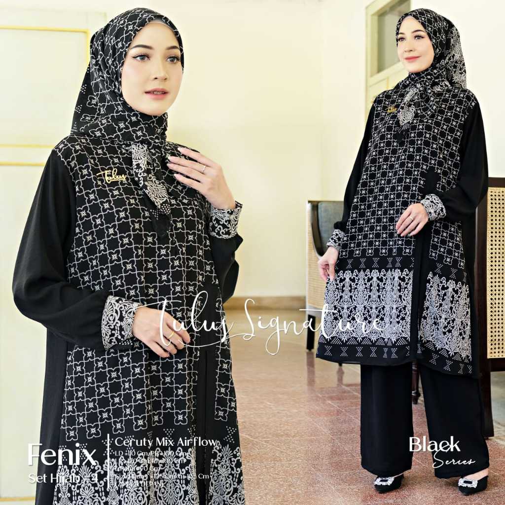 Jual Tulus Signature Setelan One Set Wanita Kekinian Baju Ceruty Ootd