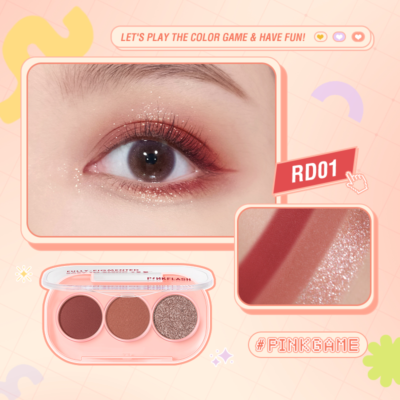 Jual Pinkflash Pinkdessert Shades Eyeshadow Palette Multiple Face