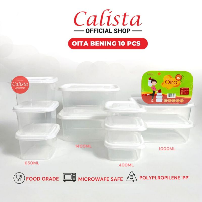 Jual Toples Calista Oita Premium Set Pcs Food Container Shopee