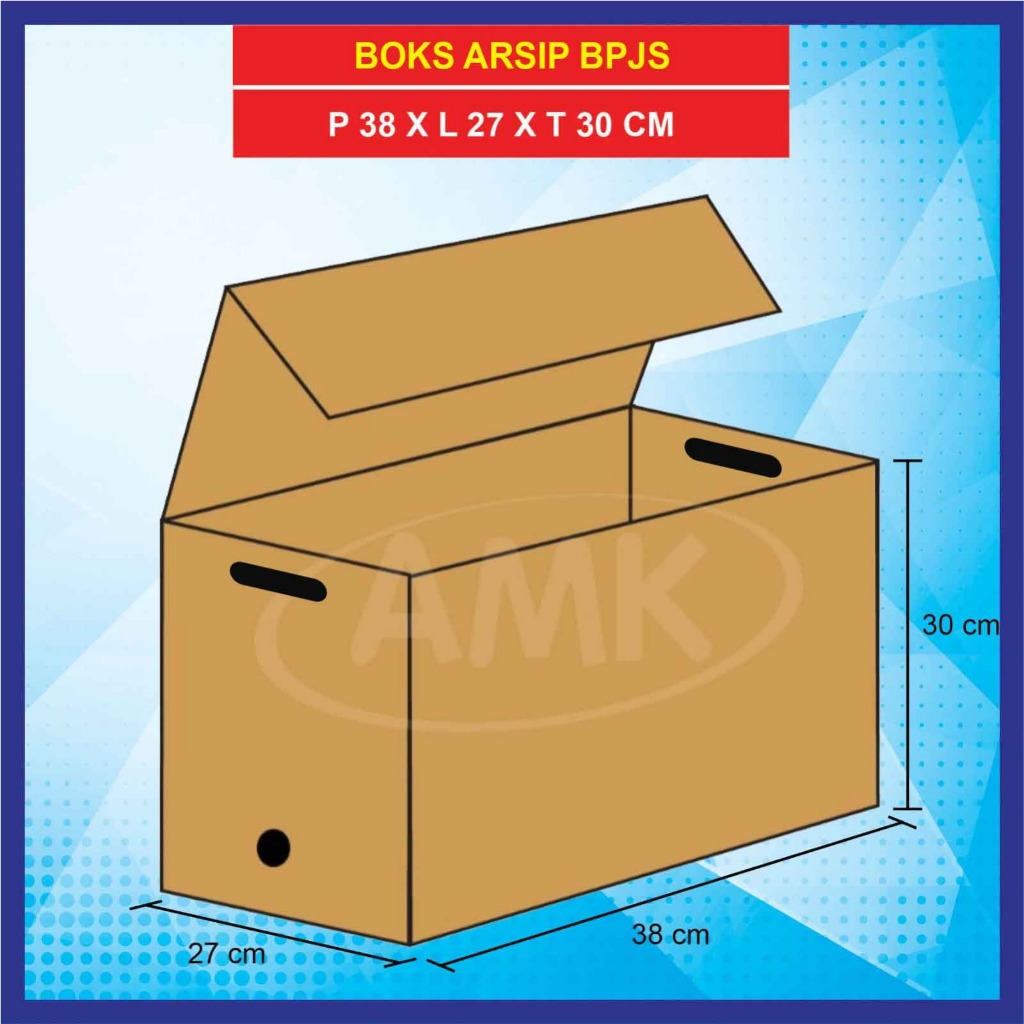 Jual Kardus Arsip Box File Boks Arsip Bpjs Ukuran X X Cm