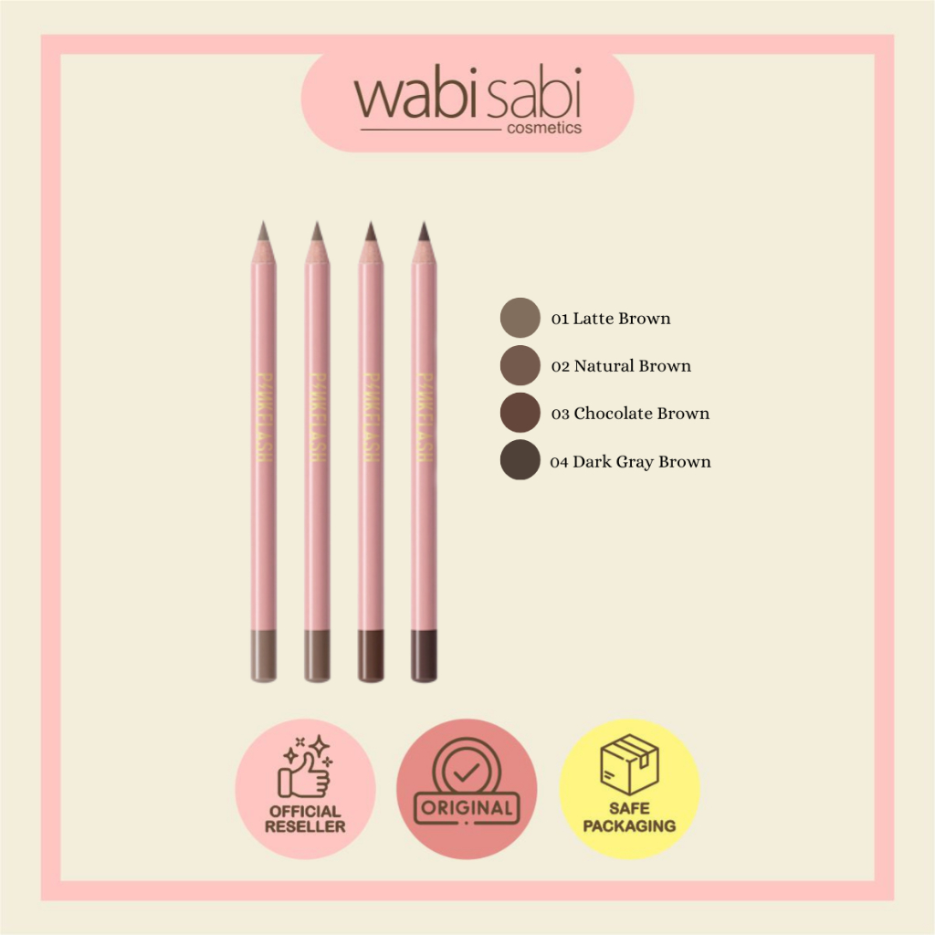 Jual Pinkflash Waterproof Easy Eyebrow Pencil Shopee Indonesia