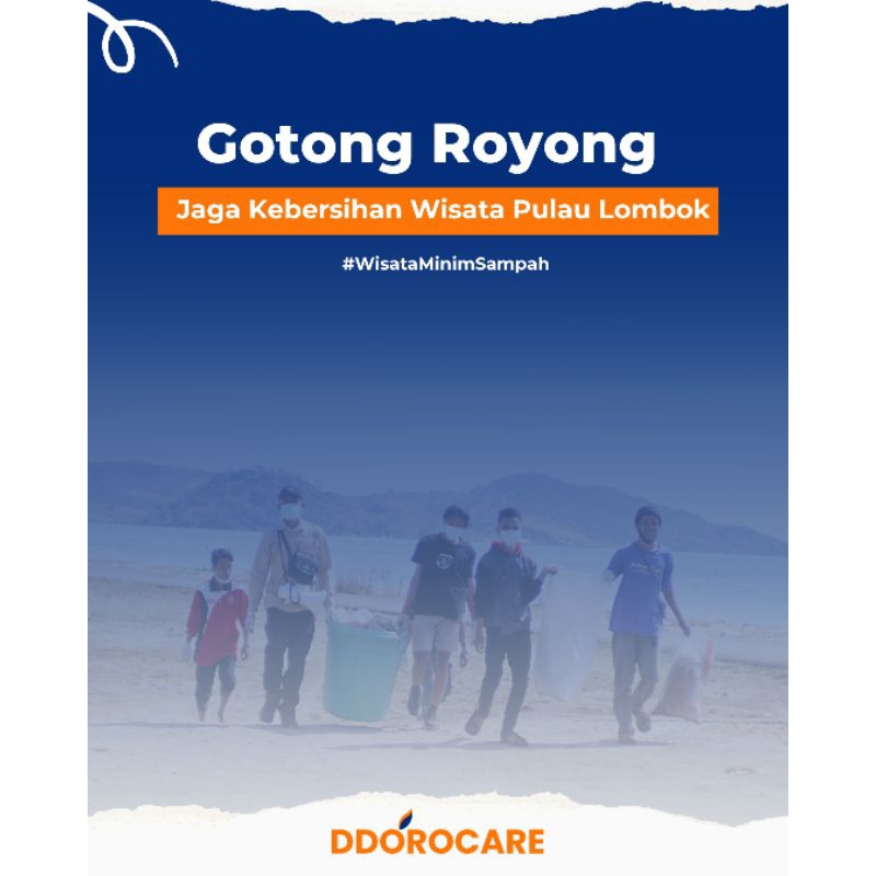 Jual Gotong Royong Wujudkan Wisata Minim Sampah Di Pulau Lombok