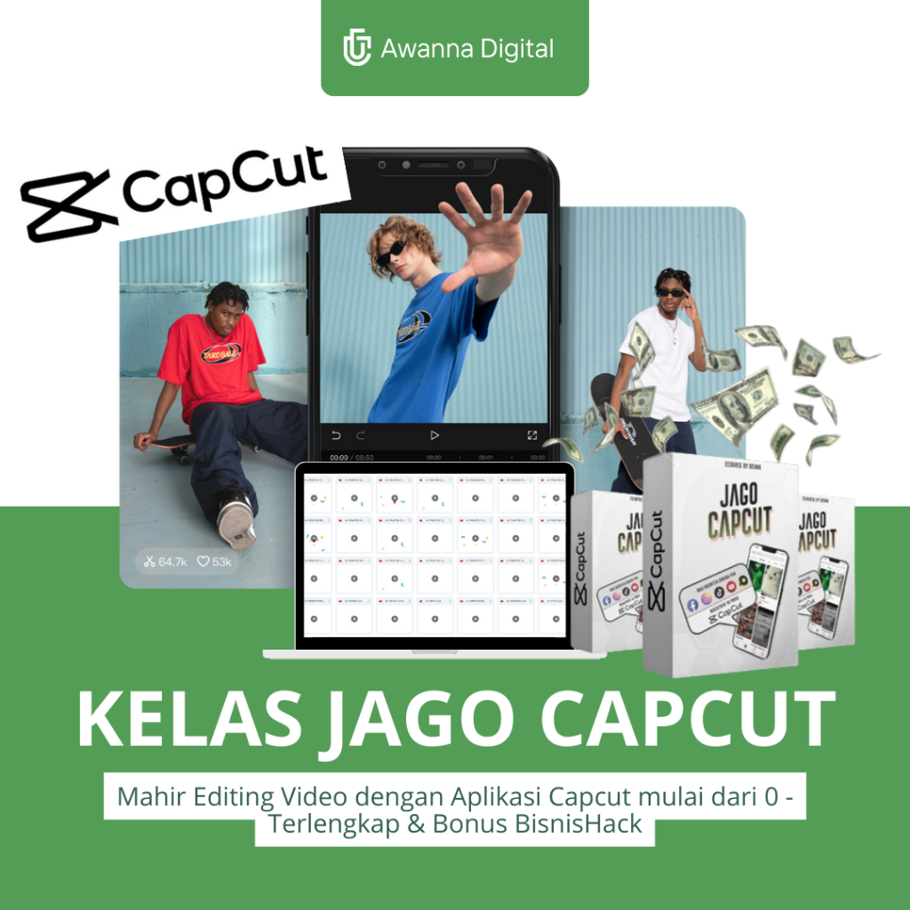 Jual Kelas Online Kelas Jago Capcut Belajar Mahir Editing Video