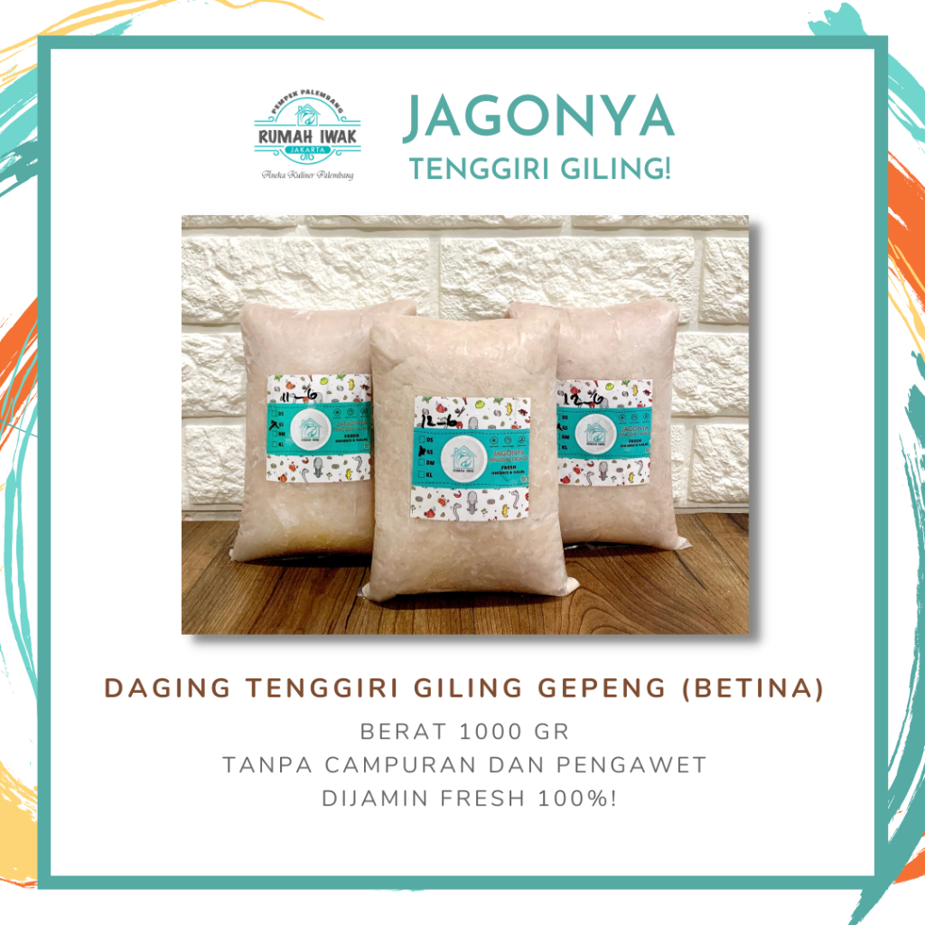 Jual Daging Ikan Tenggiri Giling Betina Gs Gepeng Pipih Fresh