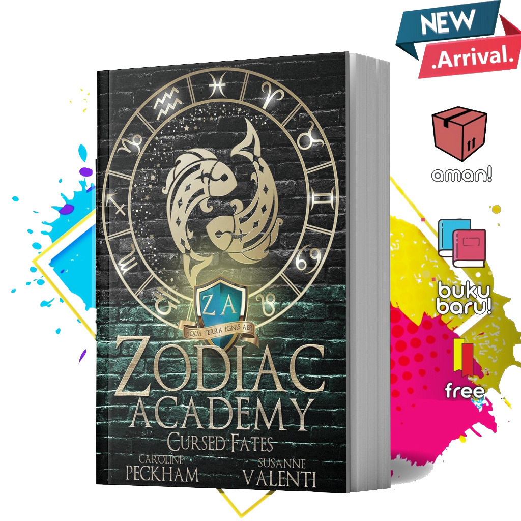 Jual Cursed Fates Zodiac Academy 5 By Caroline Peckham English