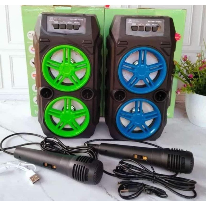 Jual Speaker Bluetooth SX Y2006 Bonus Mic Karaoke Speaker Multifungsi