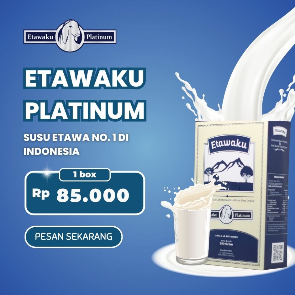 Jual Etawaku Platinum Susu Etawa Original No Di Indonesia Paket Box