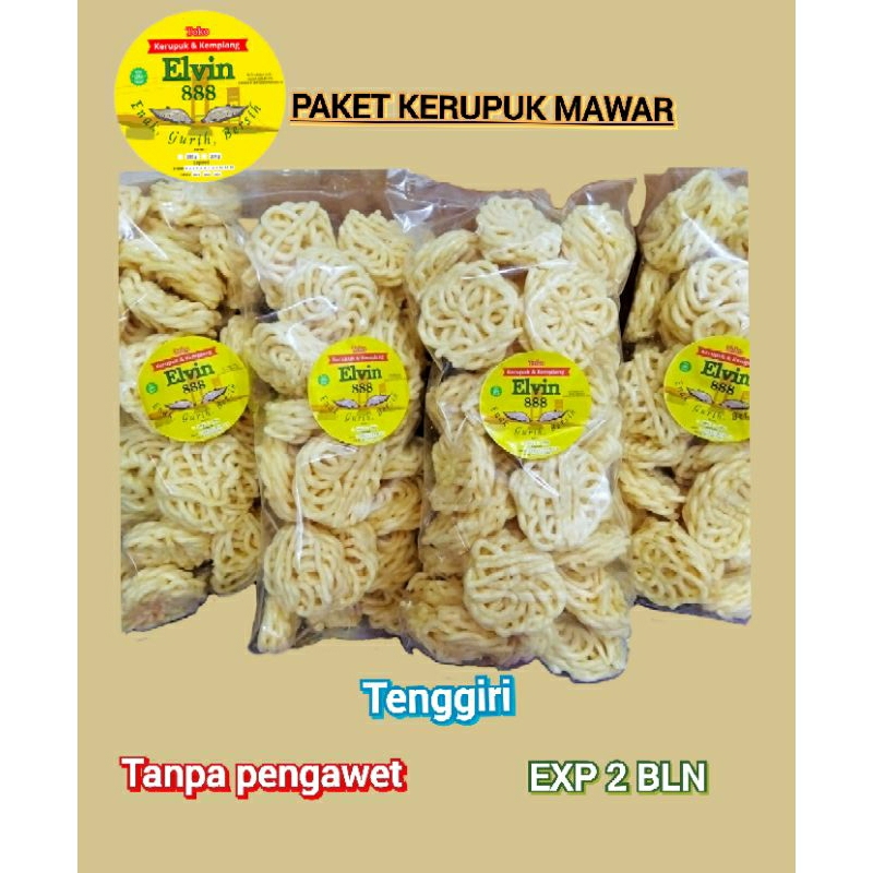 Jual PAKET KERUPUK MAWAR KHAS PALEMBANG Shopee Indonesia