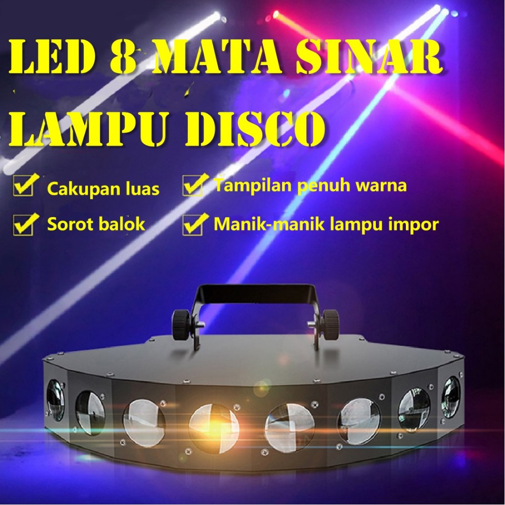 Jual Lampu Disko Fullcolor Sinar Cahaya Mata Led Penuh Warna Lighting