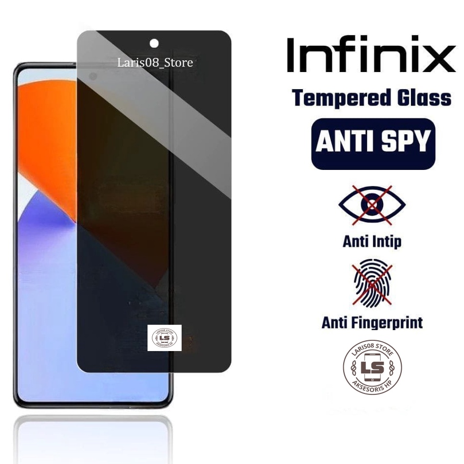 Jual Tempered Glass Anti Spy Infinix Note 4 3 3 Pro 3 5G 3 VIP 3i