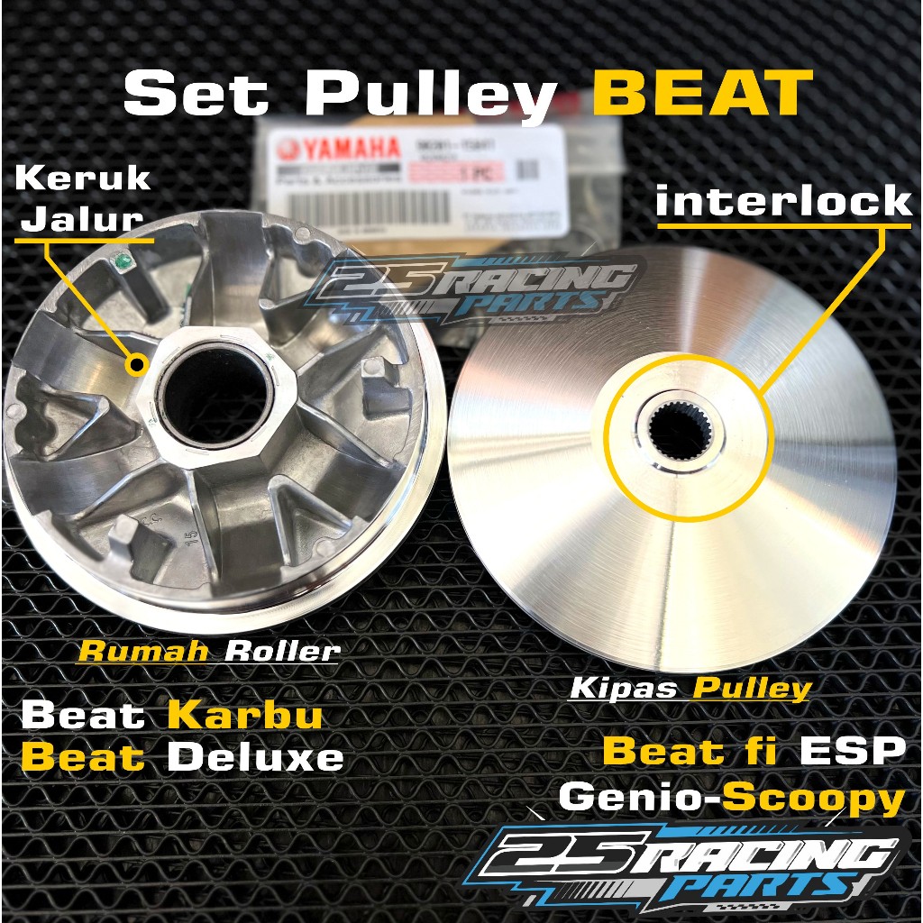 Jual Rumah Roller Bubut Custom 13 5 13 8 Pulley Racing Kode K0J Genio