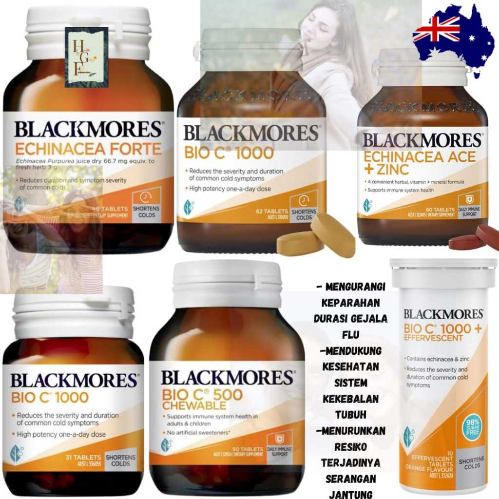 Jual Blackmores Bio C 1000mg Vitamin C Immune Support 62 Tablets