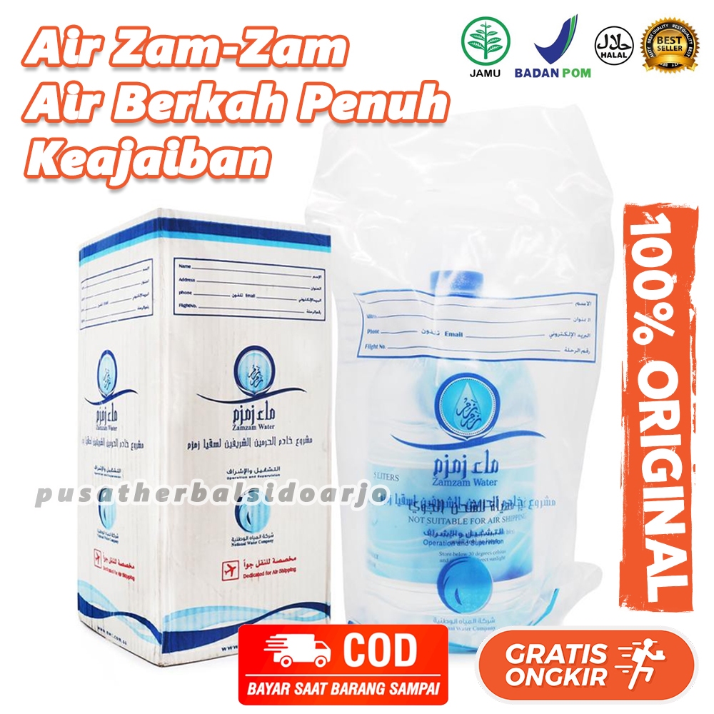 Jual Air Zam Zam Liter Jamin Asli Original Air Zamzam Galon Liter