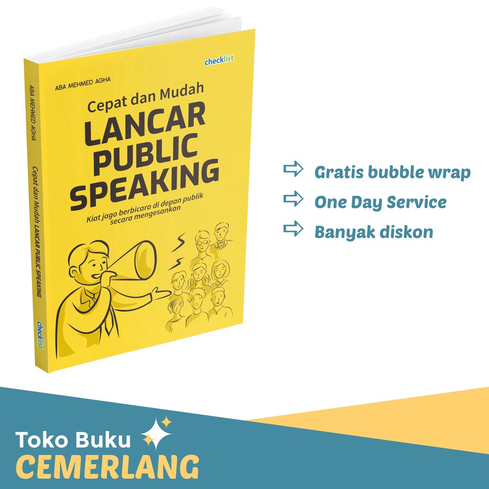 Jual Buku Panduan Cepat Dan Mudah Lancar Public Speaking ART H3N1