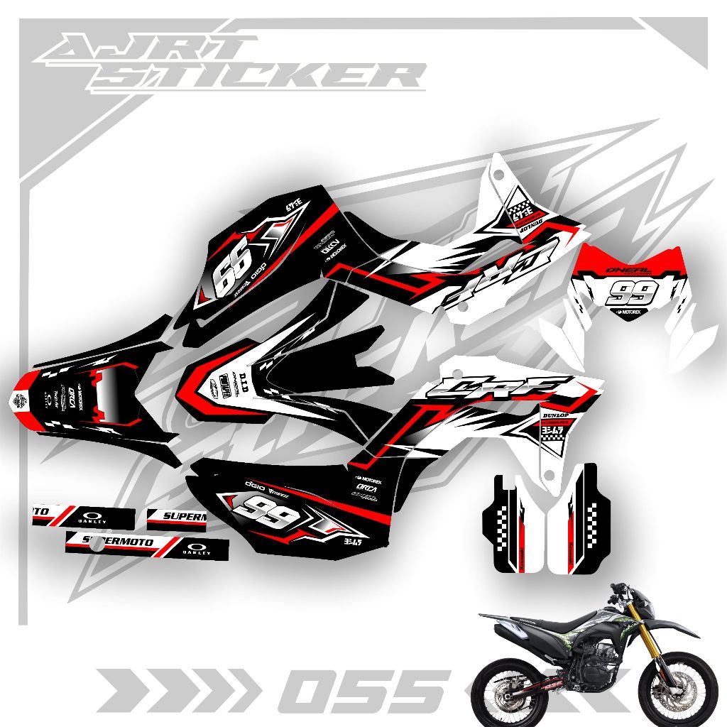 Jual DECAL HONDA CRF L 150 DECAL FULL BODY CRF L 150 AJR RA 055