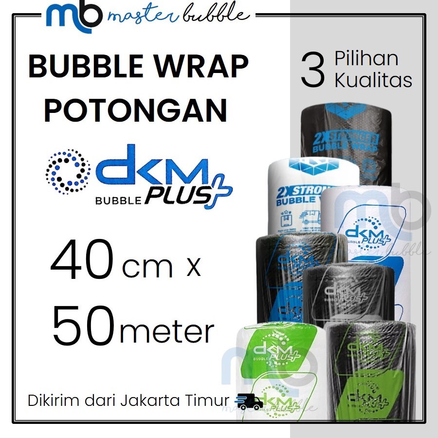 Jual Plastik Bubble Wrap Dkm Potongan Cm X Panjang Meter Warna