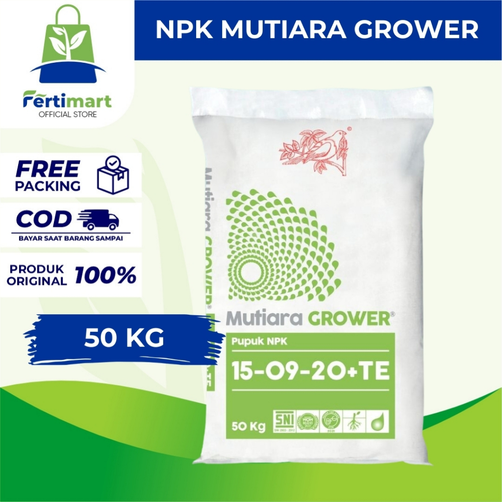 Jual Pupuk Npk Mutiara Grower Te Kg Pupuk Majemuk Lengkap