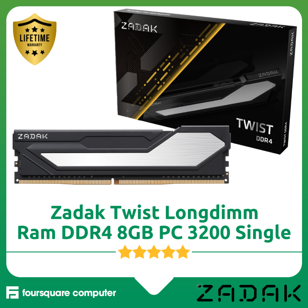 Jual Ram Zadak Twist DDR4 8GB Single PC 3200 Mhz Memory PC Longdimm