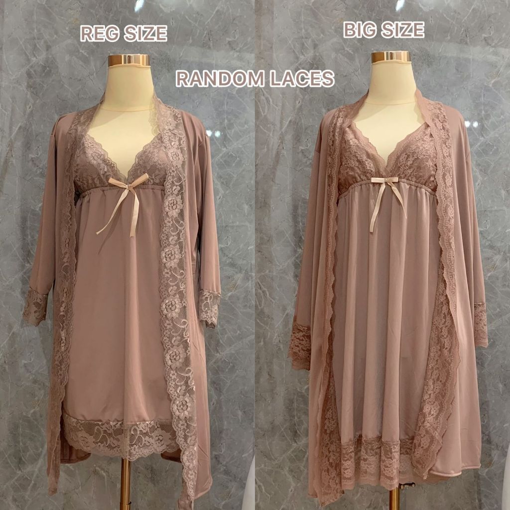 Jual NATALIE S 6XL Sexy Lingerie Dress Kimono WAINODSHOP Shopee