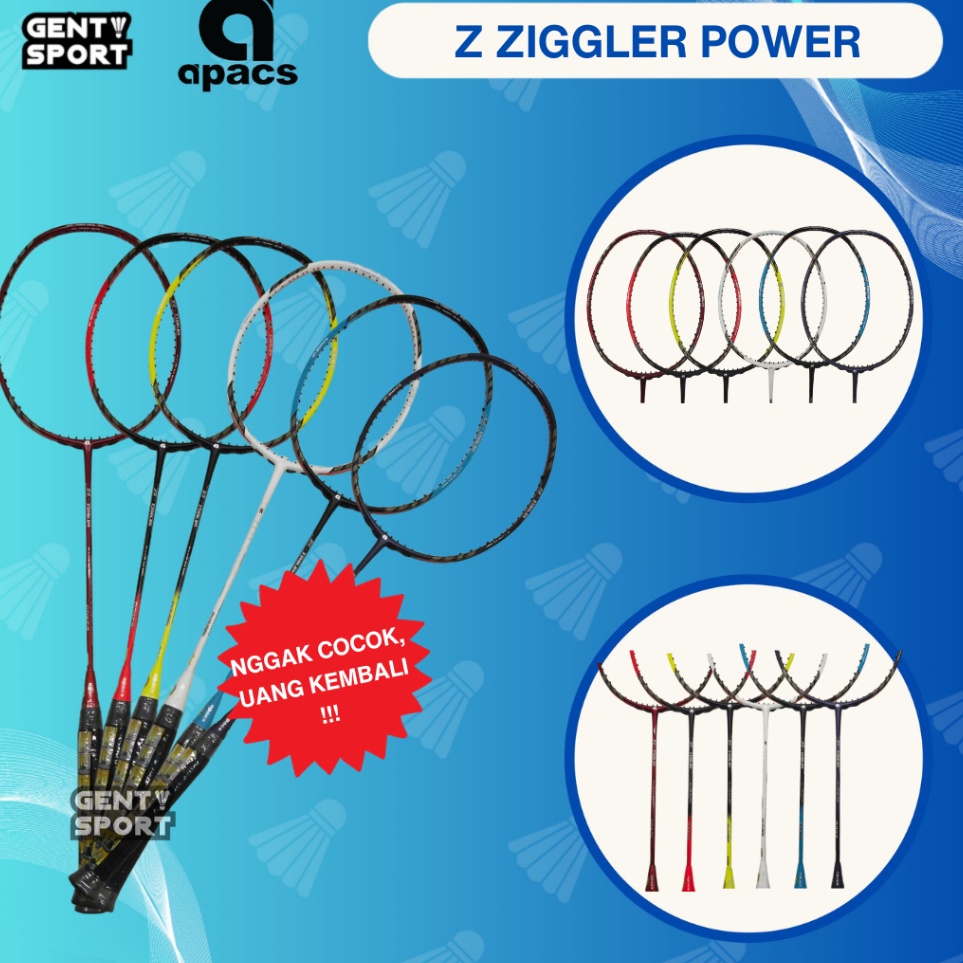 Jual KODE T69Z Apacs Z Ziggler Power Limited 38lbs Raket Badminton