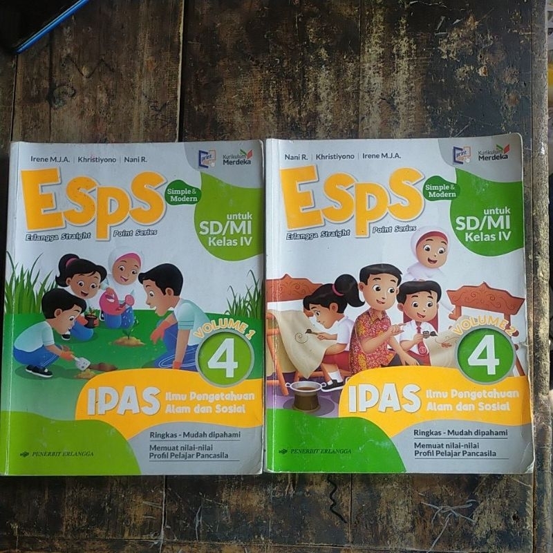 Jual Esps Ipas Kelas Iv Volume Sd Mi Kurikulum Merdeka Original