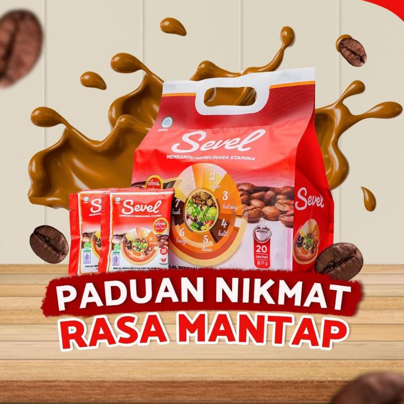 Jual Kopi 7 Elemen Kopi Sevel HNI Isi 20 10 Sachet Shopee Indonesia