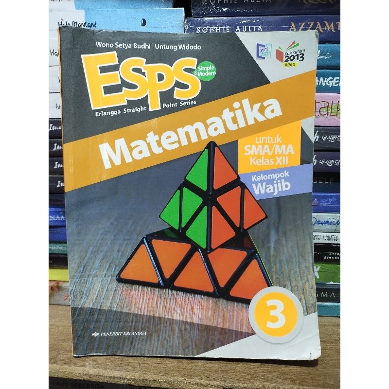 Jual Buku Esps Matematika Sma Ma Kelas Xii Kelompok Wajib Erlangga