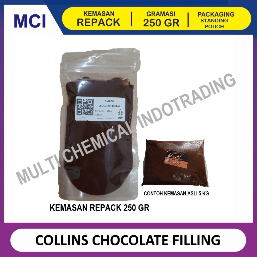 Jual Collins Chocolate Filling Colins Cokelat Pasta Coklat Isian Roti